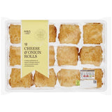 M&amp;amp;S 12 Cheese &amp;amp; Onion Rolls   300g