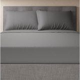 M&amp;amp;S 2 Pack Cotton Rich Percale Pillowcases One Size Dove   2 per pack