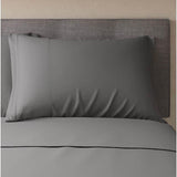 M&amp;amp;S 2 Pack Cotton Rich Percale Pillowcases One Size Dove   2 per pack