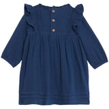 M&amp;amp;S 2 Piece Peter Rabbit Frill Dress/Tights Set 0-3 Years Navy Mix