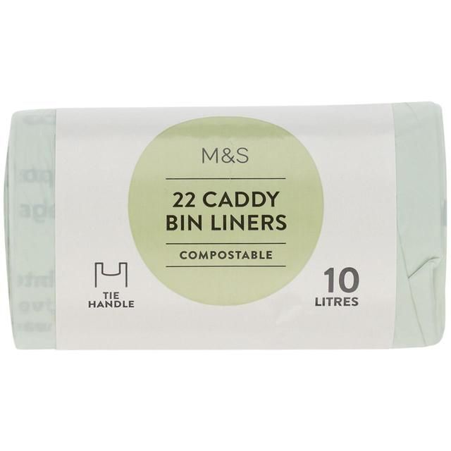 M&amp;amp;S 22 Caddy Bin Liners 10L   22 per pack