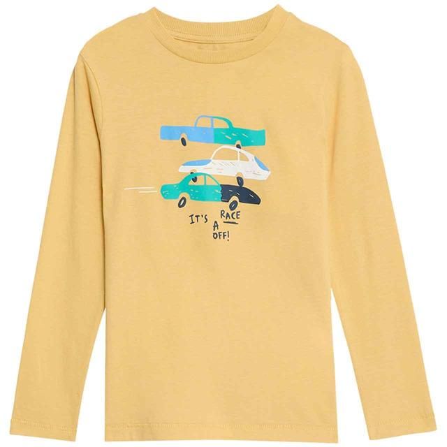 M&amp;amp;S 2pk Car Tops 2-7 Years Yellow