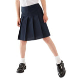 M&amp;amp;S 2pk Girls Navy School Skirts 4-14 Years