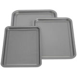 M&amp;amp;S 3pk Oven Trays Silver   3 per pack