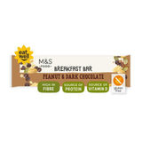 M&amp;amp;S 4 Peanut &amp;amp; Dark Chocolate Breakfast Bars   4 x 38g