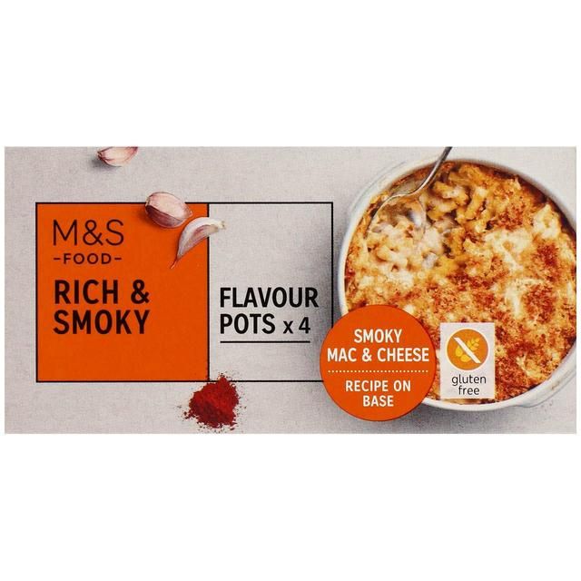 M&amp;amp;S 4 Rich &amp;amp; Smoky Flavour Pots   96g
