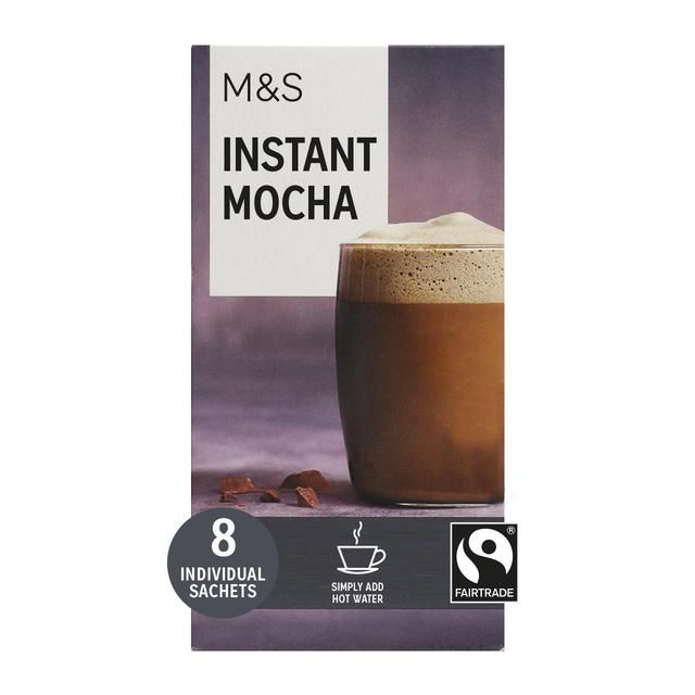 M&amp;amp;S 8 Instant Mocha Sachets   8 per pack