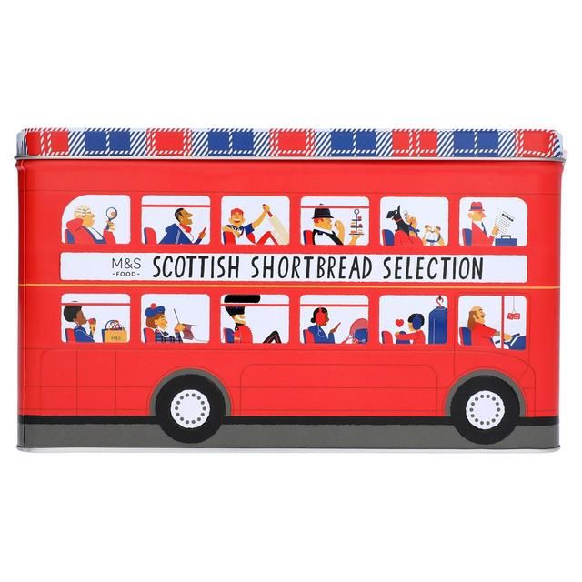 M&amp;amp;S All Butter &amp;amp; Chocolate Shortbread Selection Tin   500g