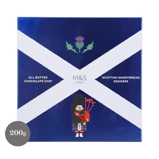 M&amp;amp;S All Butter Dark Chocolate Chip Shortbread   200g