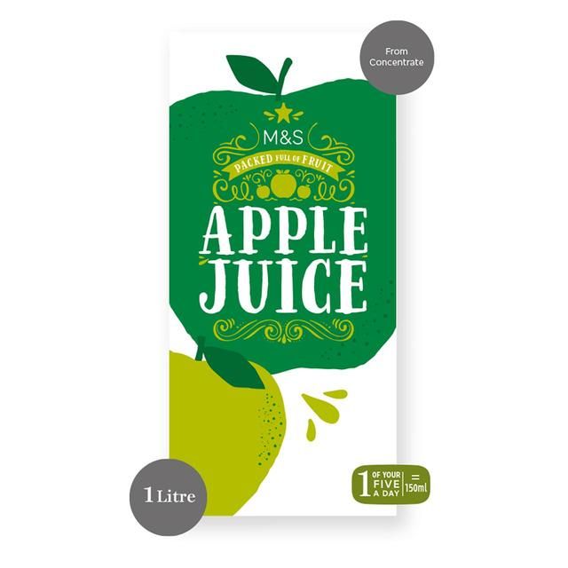 M&amp;amp;S Apple Juice From Concentrate   1L