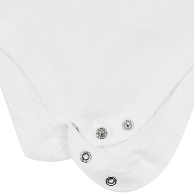 M&amp;amp;S Baby Cotton Long Sleeve Bodysuits 7 Pack White