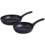 M&amp;amp;S Black Ali Non-Stick 2 piece Frying Pan Set Black   2 per pack