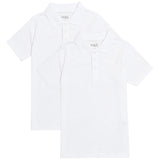 M&amp;amp;S Boys 2 Pack Slim Fit Stayaway Polo 3-14 Y