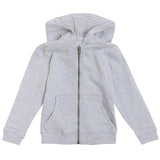 M&amp;amp;S Boys Cotton Plain Hoodie 2-7 Years Grey