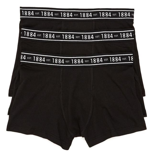 M&amp;amp;S Boys Cotton with Lycra Trunks 6-16 Years Black