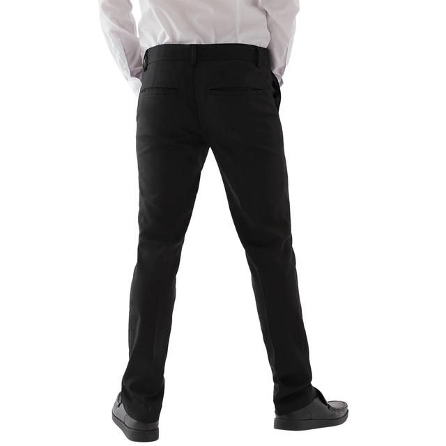 M&amp;amp;S Boys Skinny Leg School Trousers 4-14 Years Black