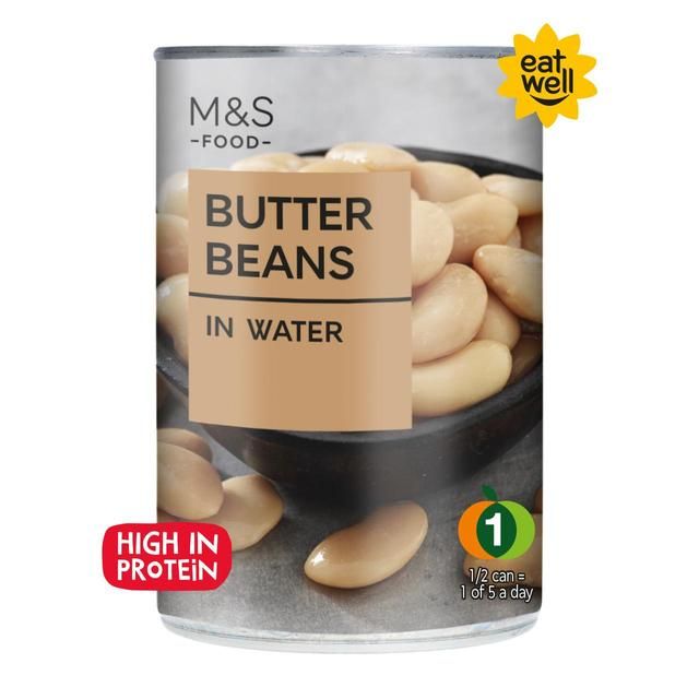 M&amp;amp;S Butter Beans in Water   400g