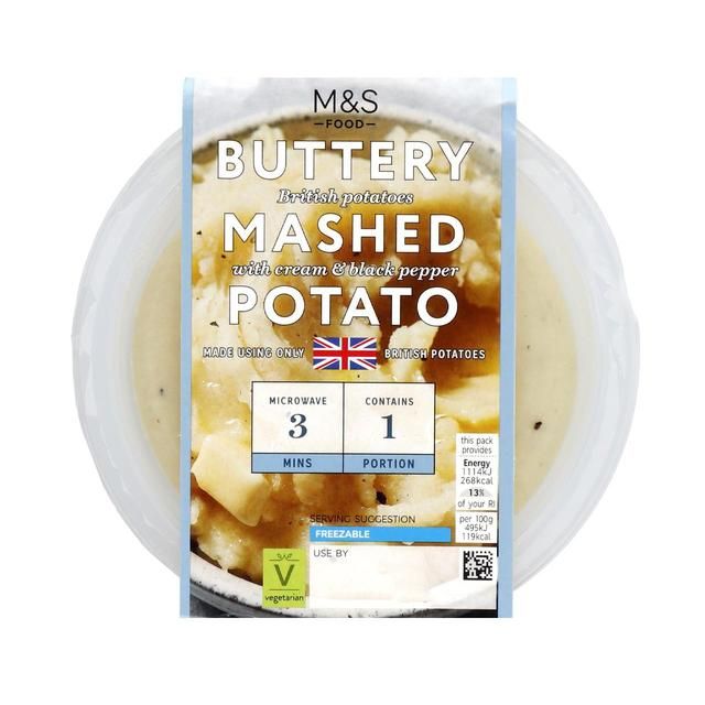 M&amp;amp;S Buttery Mash Potato   225g