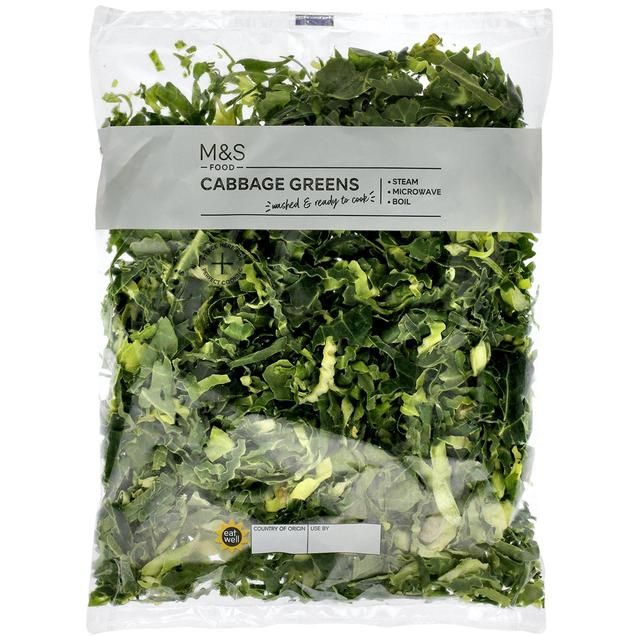 M&amp;amp;S Cabbage Greens   200g