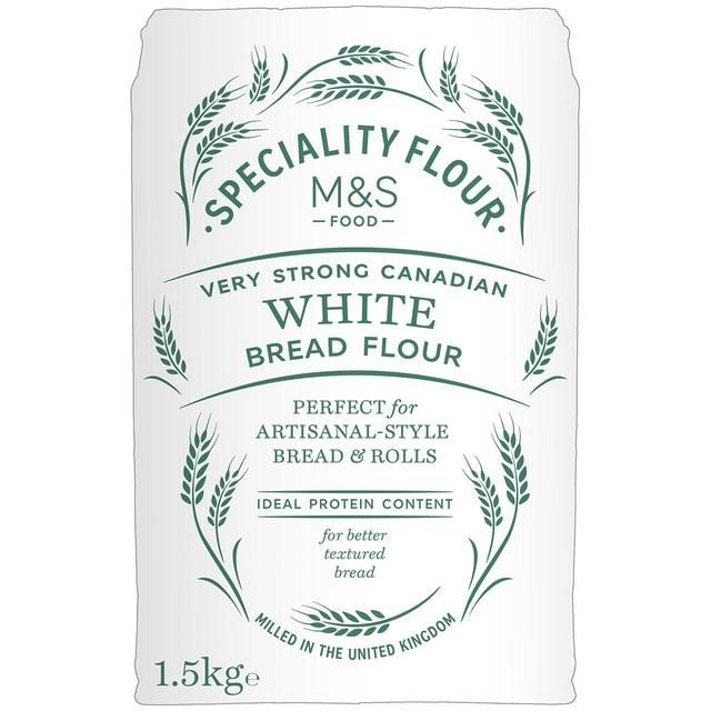 M&amp;amp;S Canadian Very Strong White Bread Flour   1.5kg