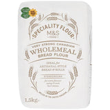 M&amp;amp;S Canadian Very Strong Wholemeal Bread Flour   1.5kg