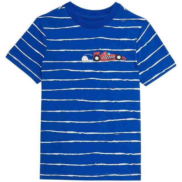 M&amp;amp;S Car T-Shirt 2-7 Years Cobalt