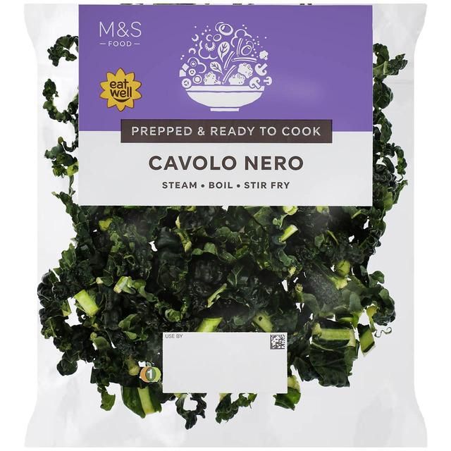 M&amp;amp;S Cavolo Nero Washed &amp;amp; Ready to Cook   125g