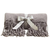 M&amp;amp;S Chenille Throw 1SIZE Light Grey
