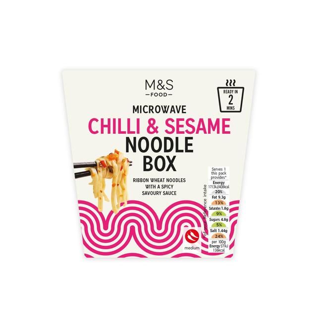 M&amp;amp;S Chilli &amp;amp; Sesame Noodle Box   300g