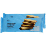 M&amp;amp;S Chocolate Sandwich Fingers Twin Pack   2 x 150g Default Title