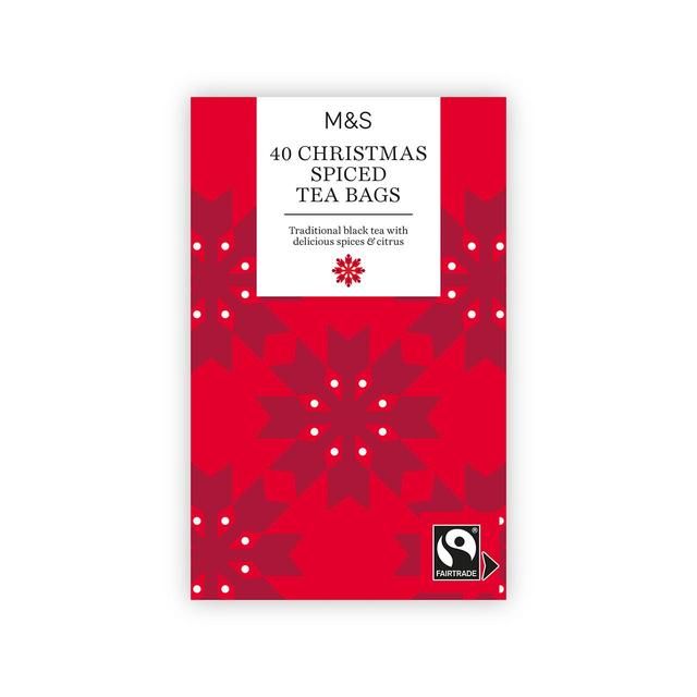 M&amp;amp;S Christmas Spiced Tea   40 per pack