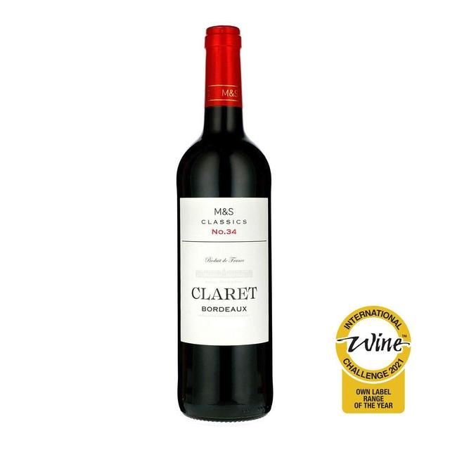 M&amp;amp;S Classics Claret Bordeaux   75cl