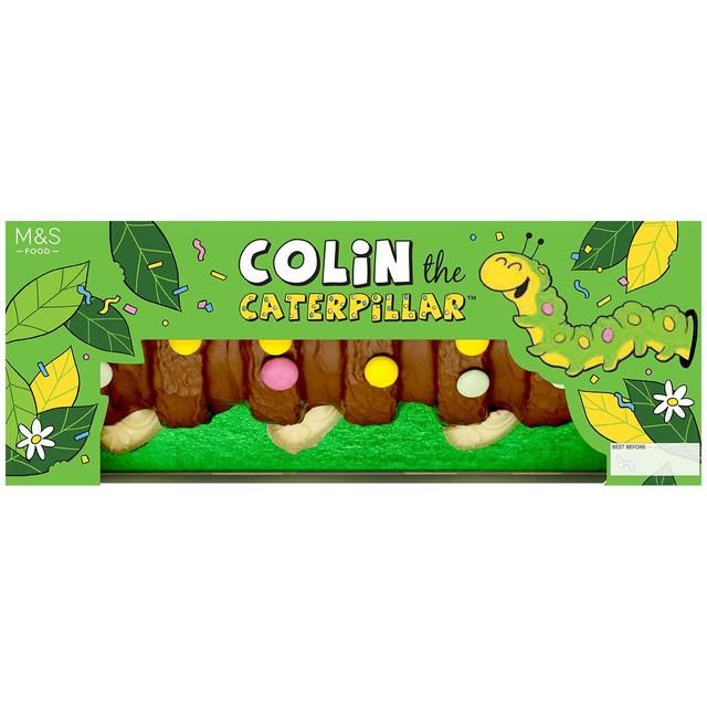 M&amp;amp;S Colin The Caterpillar Cake   625g