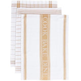 M&amp;amp;S Collection Antibacterial Striped Tea Towels   3 per pack