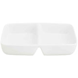 M&amp;amp;S Collection Ceramic Divided Vegetable Serving Dish White