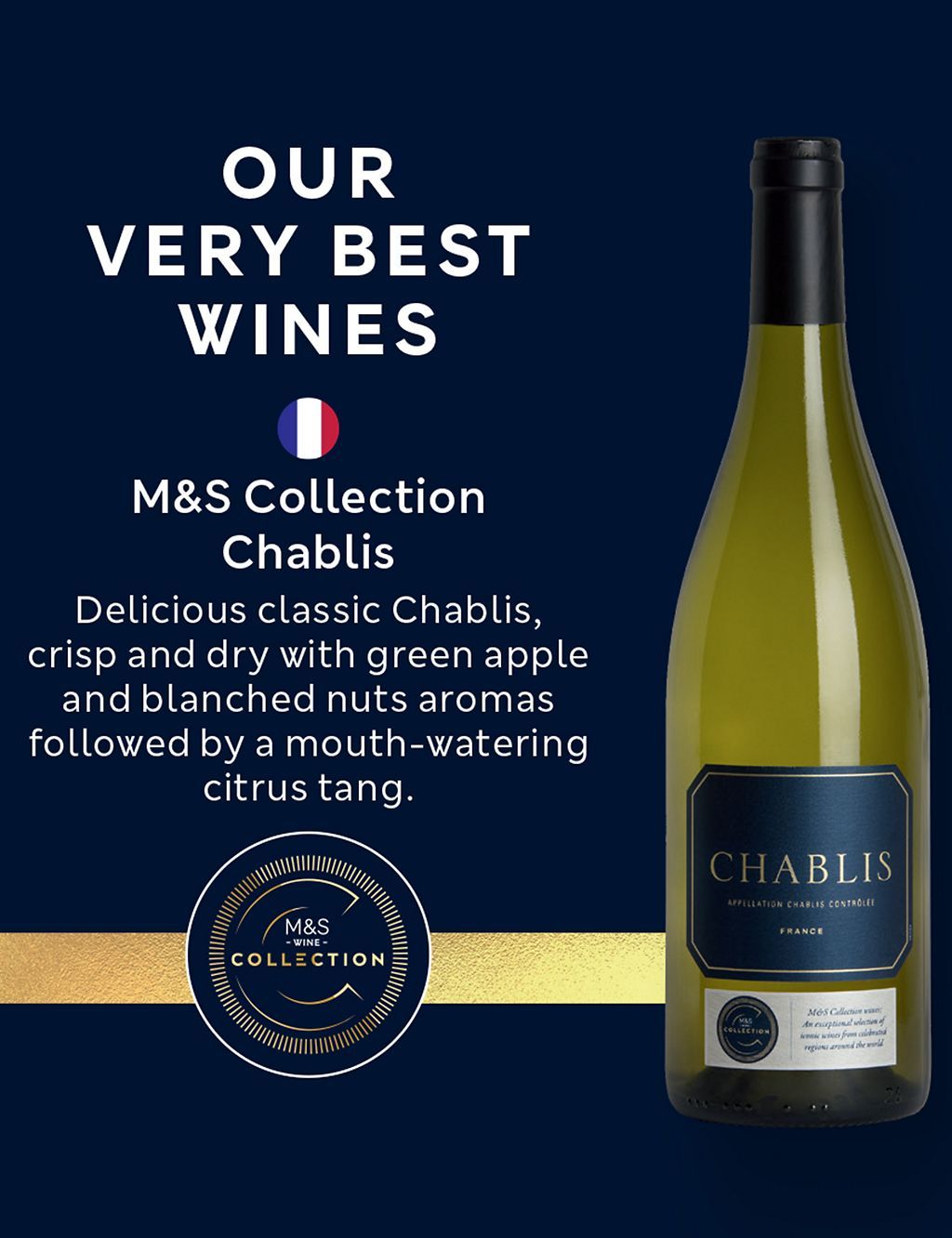 M&amp;amp;S Collection Chablis - Case of 6