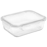 M&amp;amp;S Collection Large Glass Fridge Storage Container One Size Grey