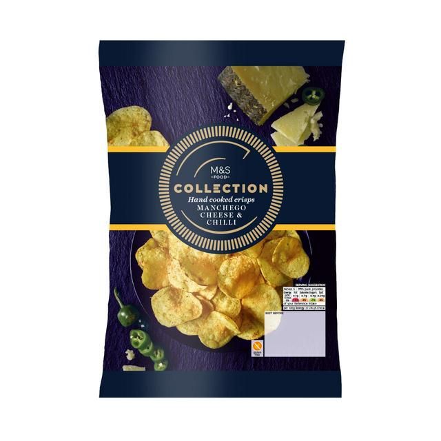 M&amp;amp;S Collection Manchego Cheese &amp;amp; Chilli Crisps   150g