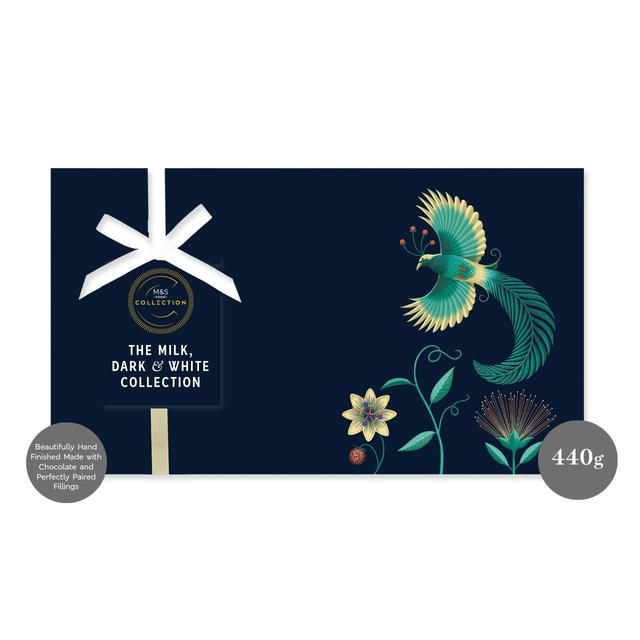 M&amp;amp;S Collection Milk Dark &amp;amp; White Selection   440g