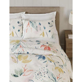M&amp;amp;S Collection Pure Cotton Abstract Leaf Bedding Set Single- King