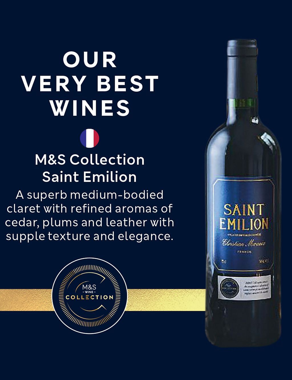 M&amp;amp;S Collection Saint Emilion Moueix - Case of 6