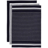M&amp;amp;S Collection Set of 3 Cotton Rich Kitchen Towels One Size Dark Grey   3 per pack