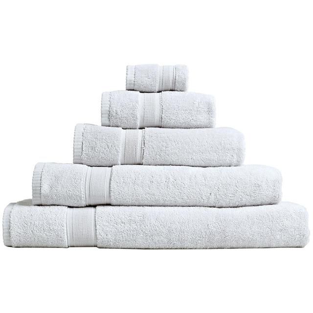 M&amp;amp;S Collection Super Soft Pure Cotton Antibacterial Face Towel Silver Grey   2 per pack