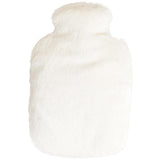 M&amp;amp;S Collection Supersoft Faux Fur Hot Water Bottle Cream