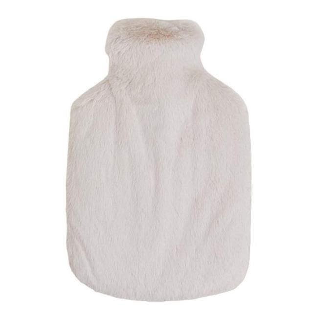 M&amp;amp;S Collection Supersoft Faux Fur Hot Water Bottle 'One Size Blush