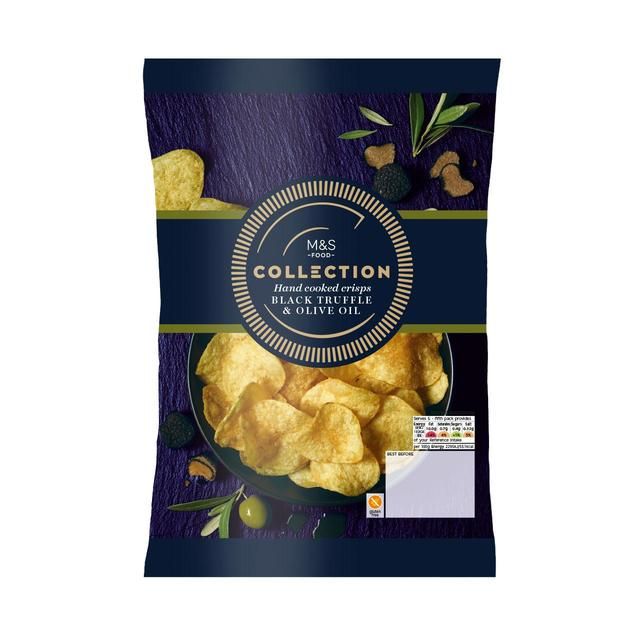 M&amp;amp;S Collection Truffle &amp;amp; Olive Oil Crisps   150g