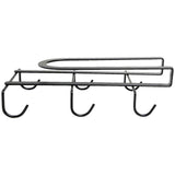 M&amp;amp;S Collection Wire Under Shelf Cup Rack One Size Black
