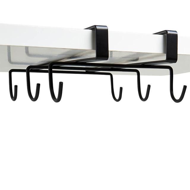 M&amp;amp;S Collection Wire Under Shelf Cup Rack One Size Black