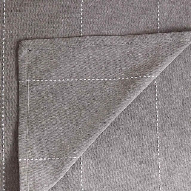 M&amp;amp;S Core Stripe Grey tablecloth 1SIZE Grey