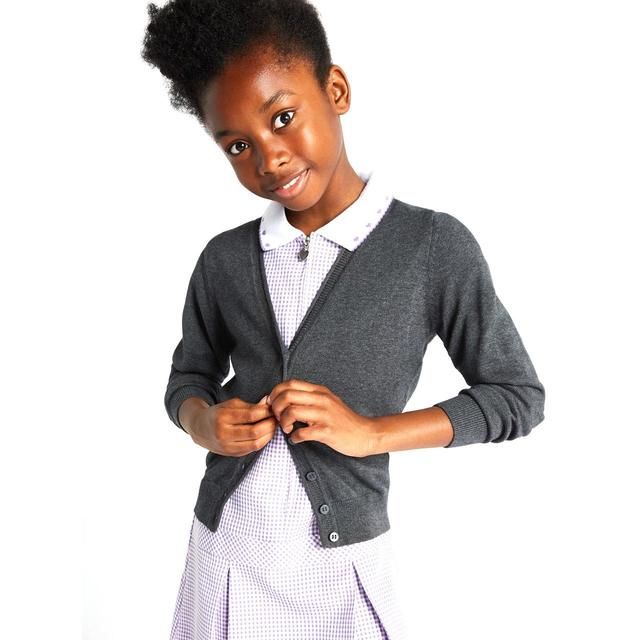 M&amp;amp;S Cotton Cardigan 2 Pack 4-13 Years Grey